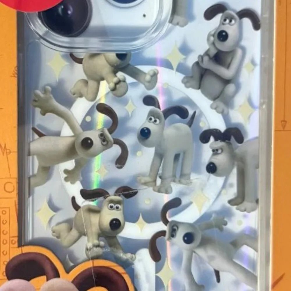 BRAND NEW WALLACE & GROMIT IPHONE 15 PRO MAX PHONE CASE ~ WIRELESS FAST CHARGING